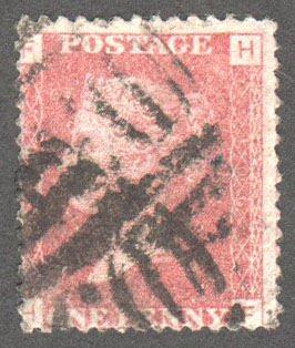Great Britain Scott 33 Used Plate 106 - HF - Click Image to Close